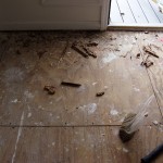 Project E: Some subflooring under the damaged floors